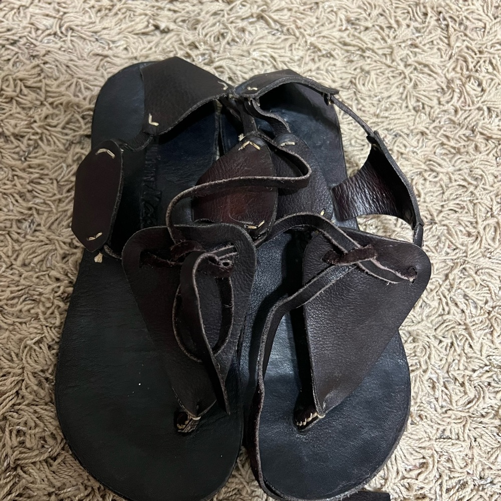 JP and Mattie leather sandals